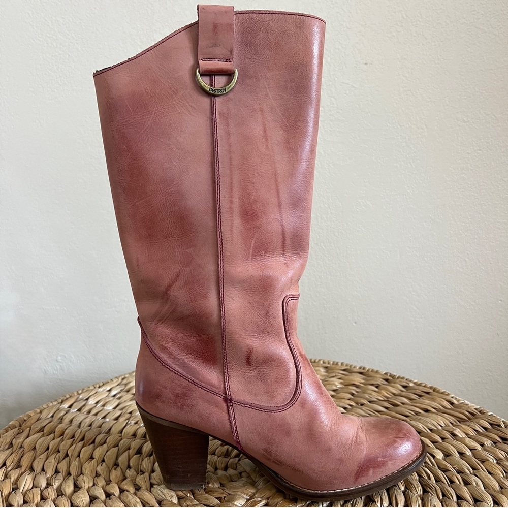 Vintage Destroy Heeled Boots - Picture 9 of 16